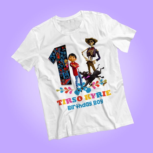 Coco birthday shirt, coco custom shirt, personalized coco shirt, coco family shirts, birthday t-shirt boy.