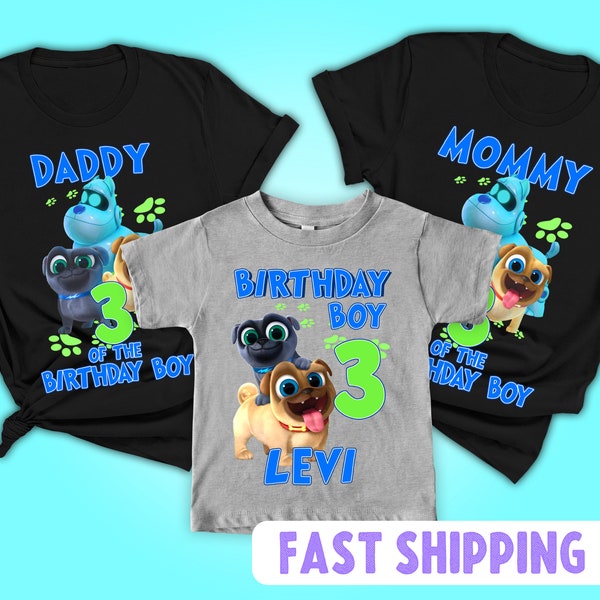 Puppy dog pals birthday shirt, Personalized puppy dog pals shirt, puppy dog pals, Birthday party shirt, first birthday, Birthday boy Party