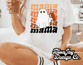 spooky mama png, halloween mama shirt png, rad mom shirt png, halloween shirt png, spooky png, ghost mama shirt png