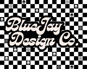 Black and White Checker Skull Pattern, Halloween Checker Pattern, BW Checker Skull png, Spooky Checker Pattern