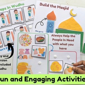 Islam Busy Book, Ramadhan Activities,muslim, Islamic Learning Binder ...