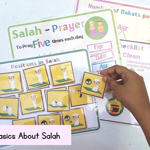 Islamic Learning Binder Bundle, Dua Book, Salah Tracker (Digital Download) image 5