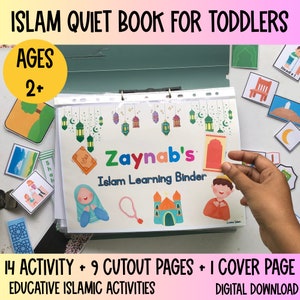 Islamic Learning Binder Bundle, Dua Book, Salah Tracker (Digital Download) image 9