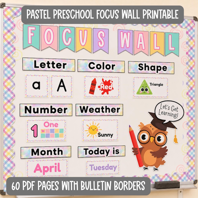 Alphabet Focus Wall - Etsy