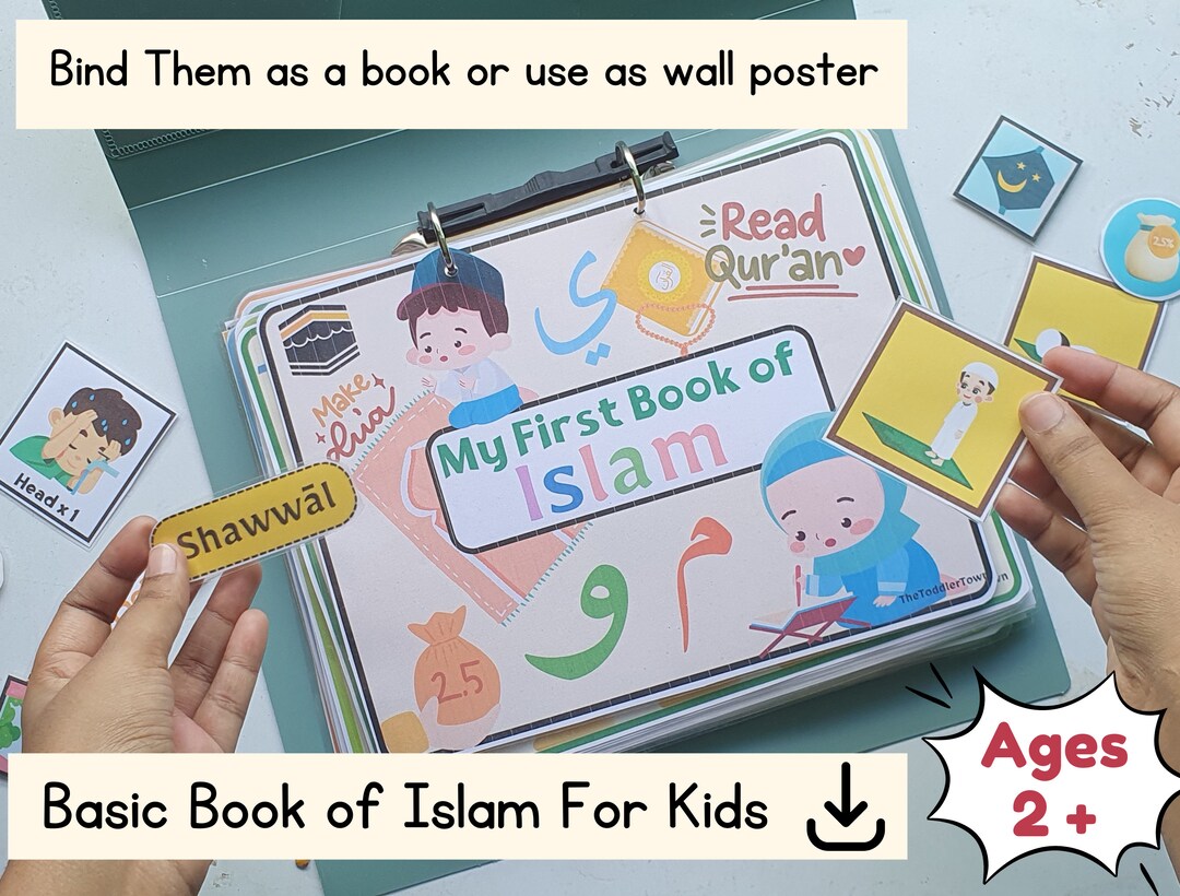 Islamic Busy Book for Toddlers for Islamic Homeschool and - Etsy
