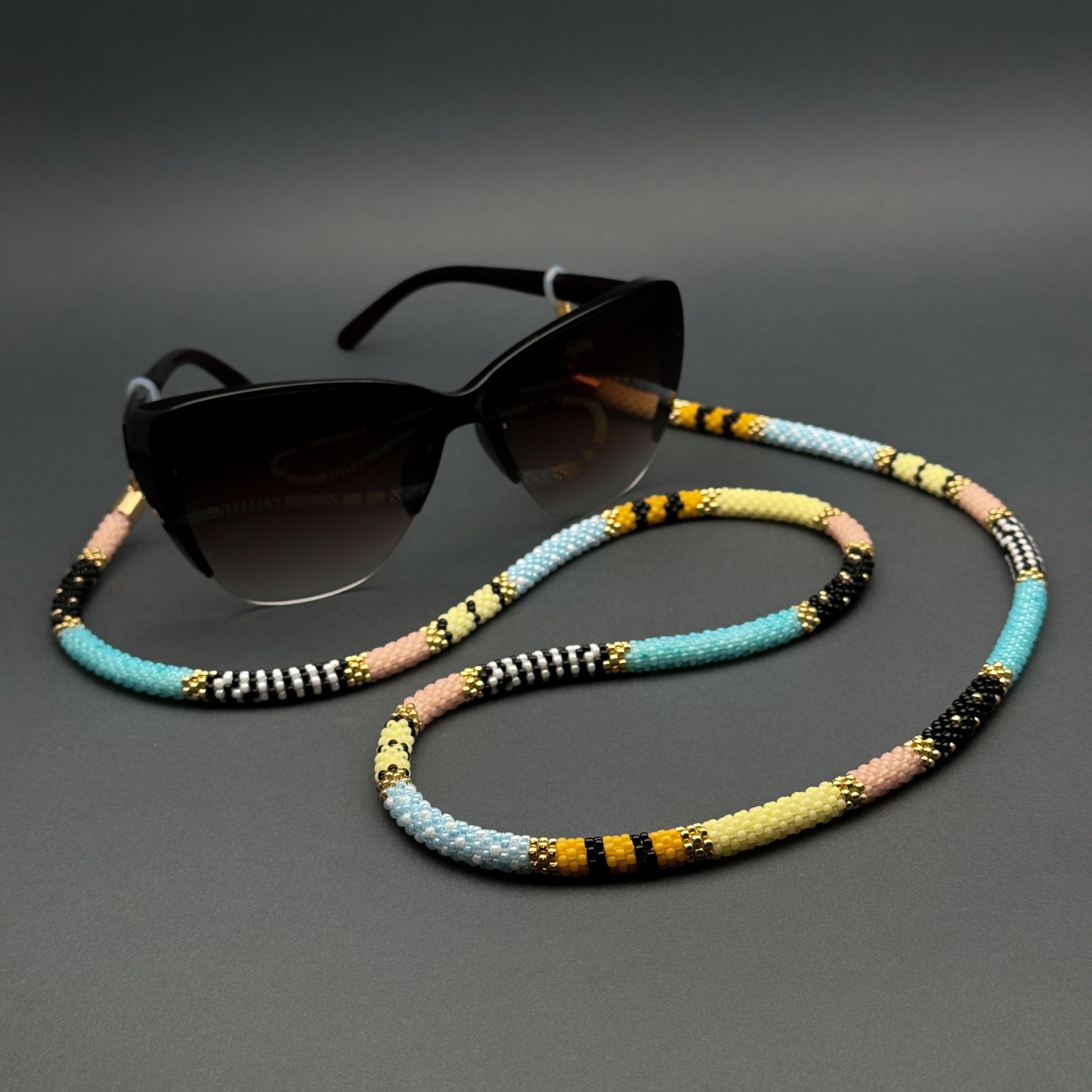 Eyeglass Chain/ Necklace is Handmade, Colorful  Unique One of a Kind il_fullxfull.5522748734_8m4g.jpg main image 2