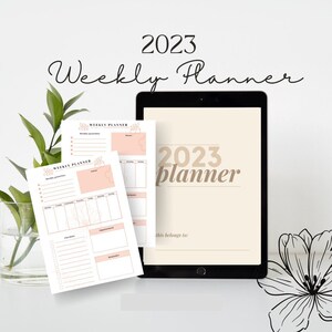 Weekly Planner 2023 | Dated Weekly Planner | Digital Planner