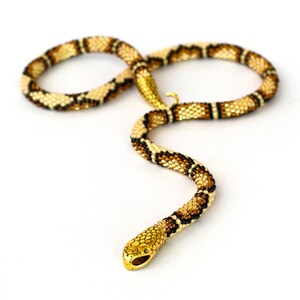Unique Beaded Necklace for Reptile Lovers, Snake choker, Snake skin necklace, Choker necklace, unusual necklace for women