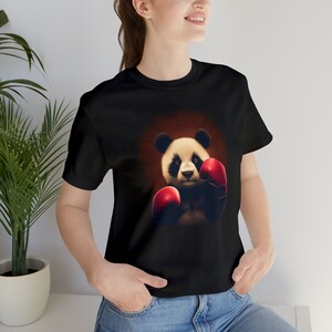 Panda With Boxing Gloves - Fun and Quirky Animal Graphic T-Shirt