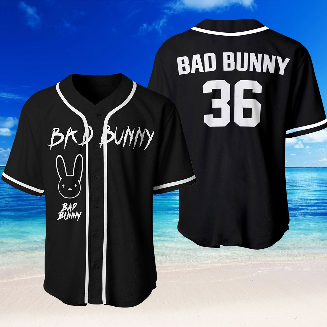bad bunny basketball jersey