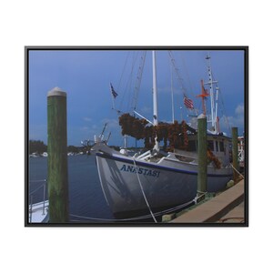 Sponge Docks, Tarpon Springs FL, Photography Canvas Wraps, Photography Wall Art, unique wall art, home decor