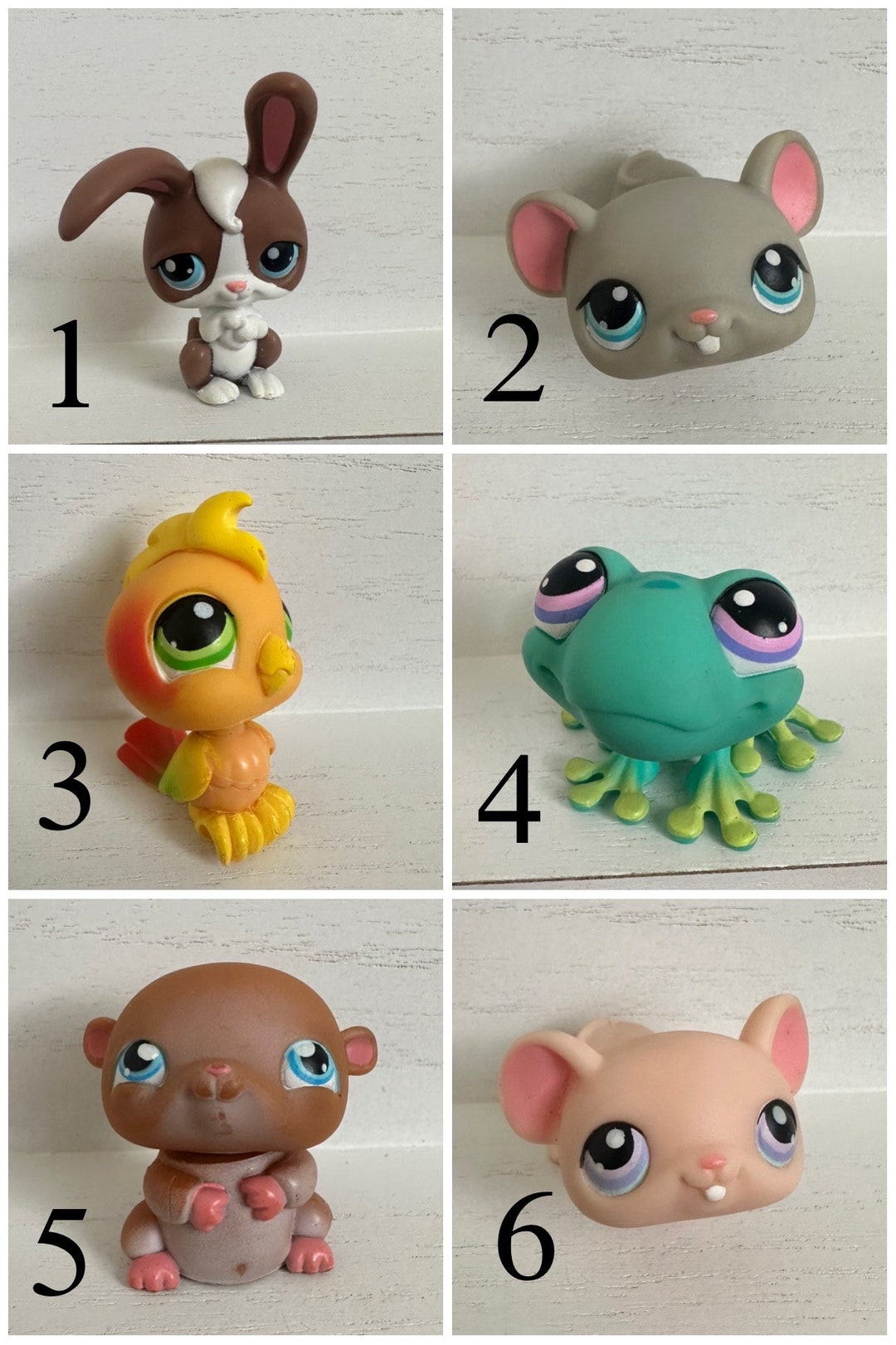 Authentic Littlest Pet Shop Animals - Etsy