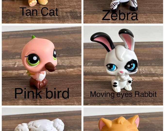 Authentic Littlest Pet Shop Animals - Etsy