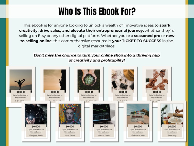 PLR MRR 10,000 Digital Product Ideas for Passive Income eBook - Done for You Digital Products Resell Rights Digital Marketing Resell Vault 画像 6