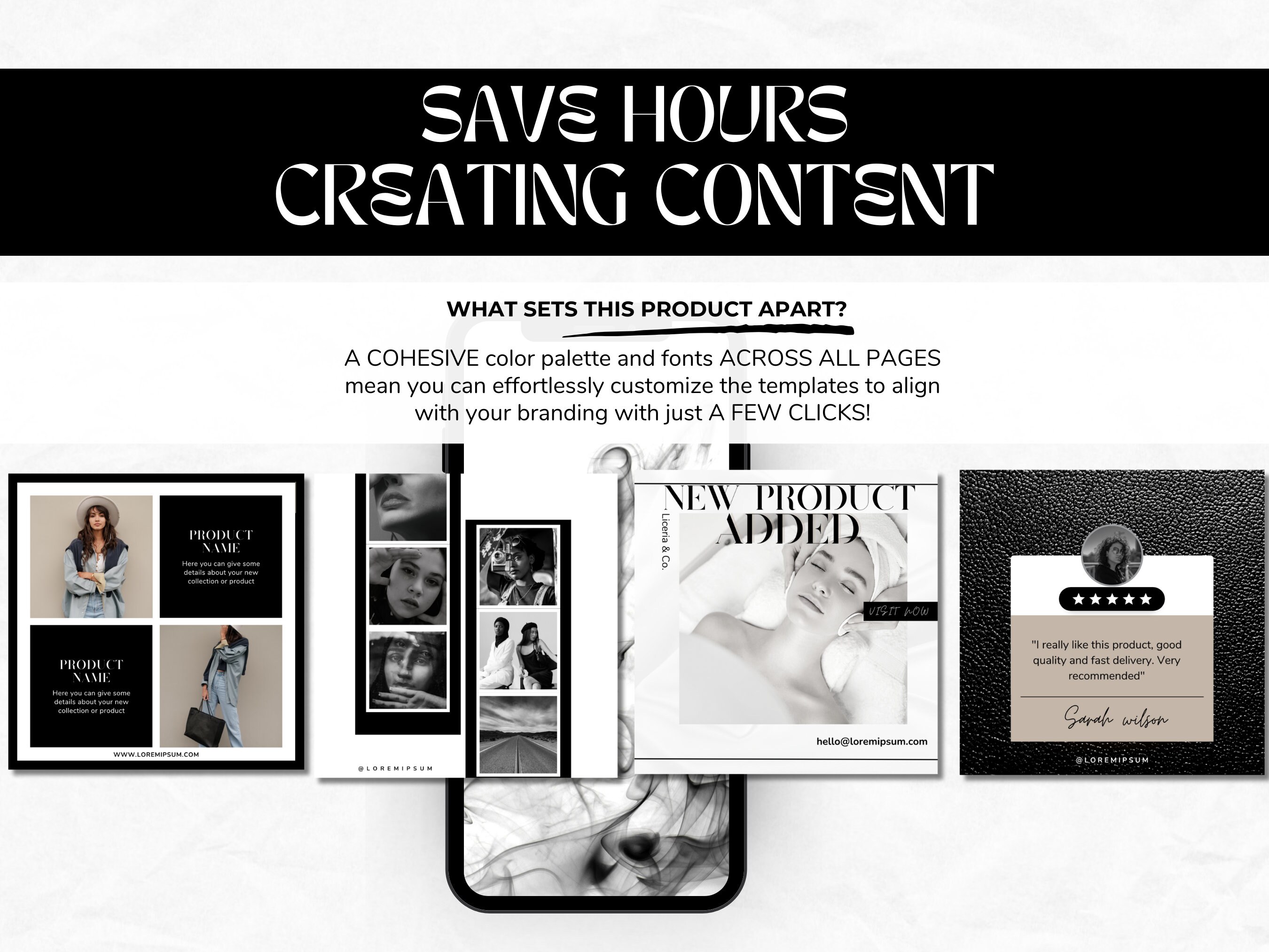 400+ Instagram Post Templates - Glamour Fashion Canva Templates ...