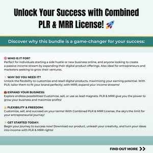 PLR MRR 10,000 Digital Product Ideas for Passive Income eBook - Done for You Digital Products Resell Rights Digital Marketing Resell Vault 画像 2