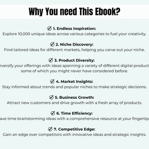 PLR MRR 10,000 Digital Product Ideas for Passive Income eBook - Done for You Digital Products Resell Rights Digital Marketing Resell Vault 画像 7
