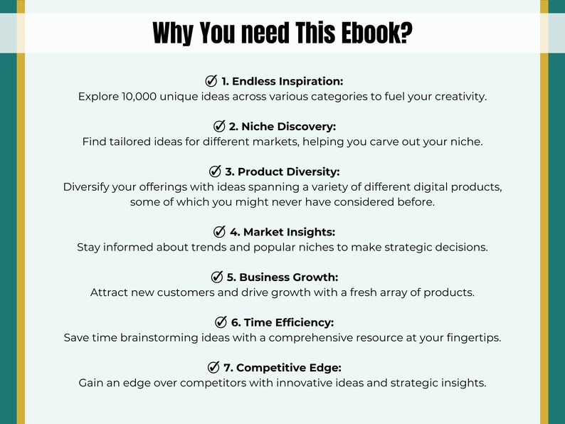 PLR MRR 10,000 Digital Product Ideas for Passive Income eBook - Done for You Digital Products Resell Rights Digital Marketing Resell Vault 画像 7