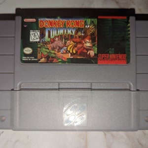 Juego de cartuchos Donkey Kong Country para consola Super Nintendo SNES
