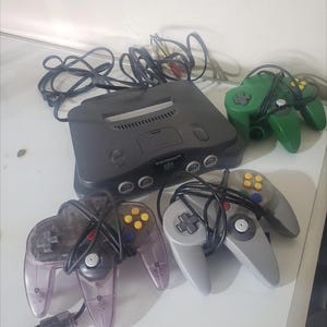 Nintendo 64 console and WWF/WCW games bundle