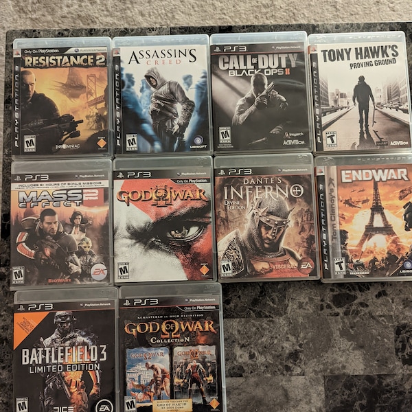 Ps3 games lot bundle