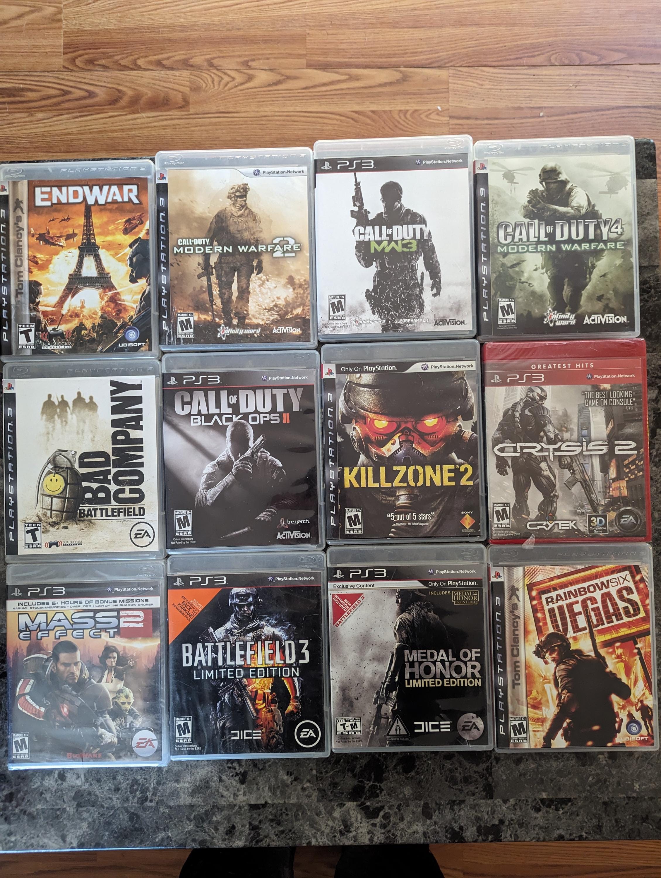 PS3 Games Lot - Etsy