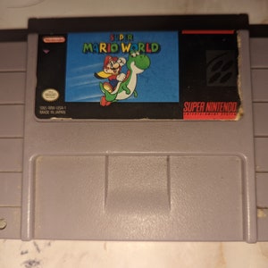 Super MarioWorld Patronenspiel für Super Nintendo Konsole