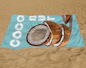 Cool Beach Towels, Cotton Beach Towel, Pool Towels, Light Weight Travel Towel for Vacation