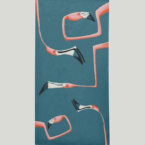 Flamingo Beach Towel, Beach Towel, Turkish Towel Beach, Sand Proof Beach Towel image 2