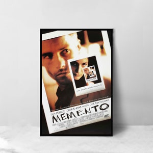 Memento Movie Poster - High Quality Canvas Art Print - Room Decoration - Art Poster For Gift