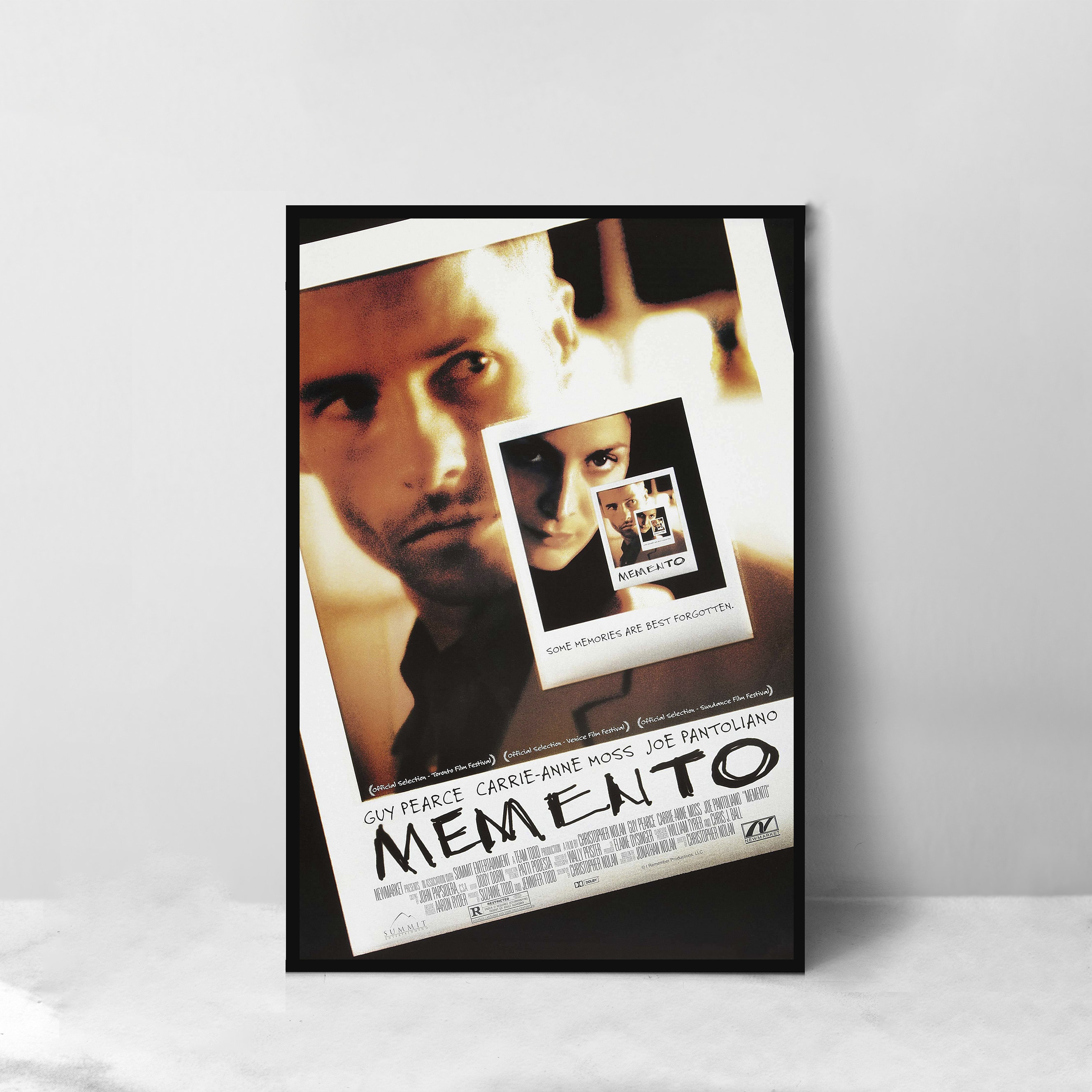 Memento Movie Poster - High Quality Canvas Art Print - Room