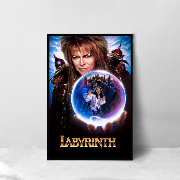 Labyrinth Movie Poster - High Quality Canvas Art Print - Room Decoration - Art Poster For Gift