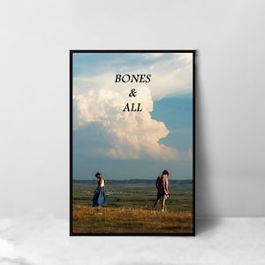 Bones and All Movie Poster - High Quality Canvas Art Print - Room Decoration - Art Poster For Gift