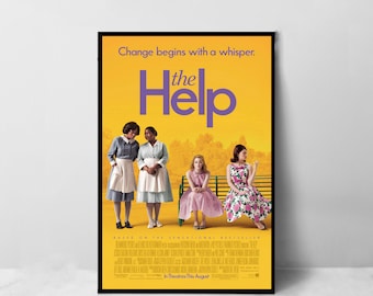 The Help Movie Poster - High Quality Canvas Art Print - Room Decoration - Art Poster For Gift