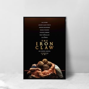 The Iron Claw Alive Movie Poster - Hochwertige Leinwand Kunst Druck - Raumdekoration - Kunst Poster Für Geschenk