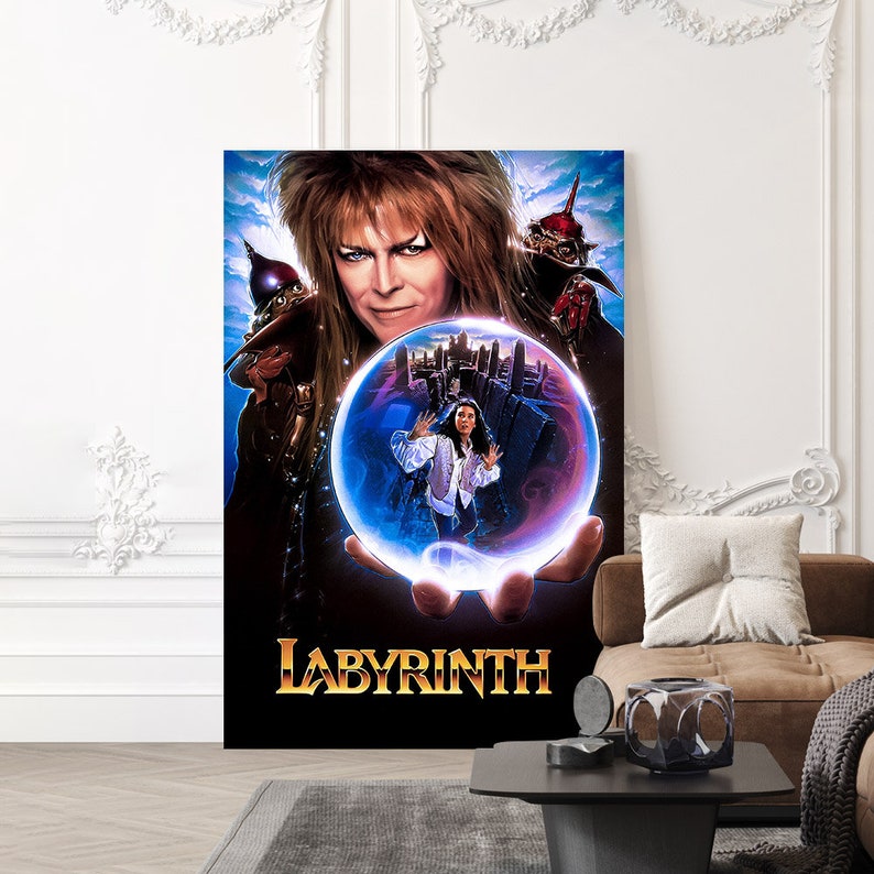 Labyrinth Movie Poster High Quality Canvas Art Print Room labyrinth-movie-poster-high-quality-canvas-art-print-room