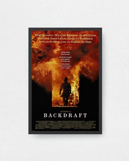 バックドラフト映画ポスター - 高品質キャンバスアートプリント - 部屋