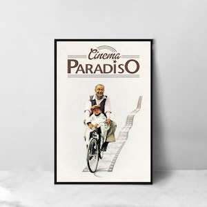 Cinema Paradiso Movie Poster - Hochwertiger Leinwand Kunstdruck - Raumdekoration - Kunst Poster Für Geschenk