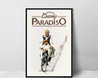 Póster de la película Cinema Paradiso - Impresión de arte en lienzo de alta calidad - Decoración de la habitación - Póster artístico para regalo