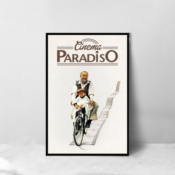 Cinema Paradiso Movie Poster - High Quality Canvas Art Print - Room Decoration - Art Poster For Gift