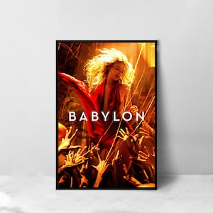Babylon Movie Poster - High Quality Canvas Art Print - Room Decoration - Art Poster For Gift