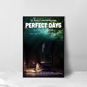 Affiche de film Perfect Days Impression d'art sur toile de haute qualité Décoration de chambre Affiche d'art pour cadeau image 1