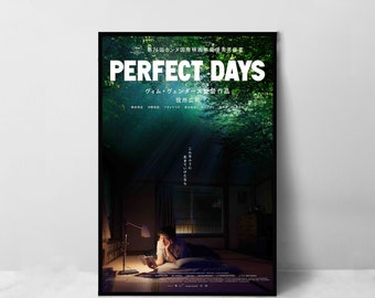 Poster del film Perfect Days - Stampa artistica su tela di alta qualità - Decorazione della stanza - Poster artistico da regalare