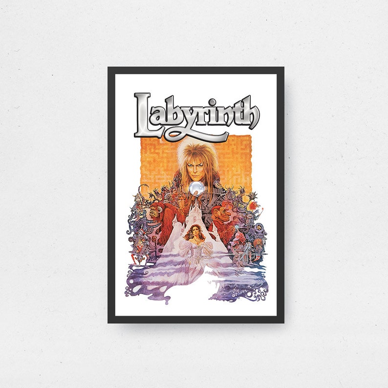 Labrinth Posters Labyrinth Movie Poster - High Quality Canvas Art Print - Room ...