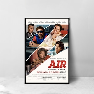 Air Movie Poster - High Quality Canvas Art Print - Room Decoration - Art Poster For Gift