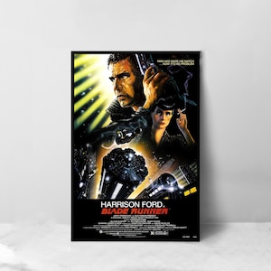 Blade Runner Film Poster - Hochwertige Leinwand Kunstdruck - Raumdekoration - Kunst Poster Für Geschenk