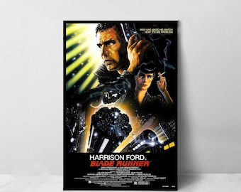 Blade Runner Movie Poster - High Quality Canvas Art Print - Room Decoration - Art Poster For Gift