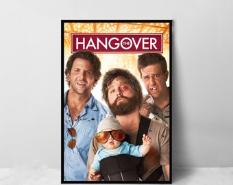 The Hangover Movie Poster - High Quality Canvas Art Print - Room Decoration - Art Poster For Gift