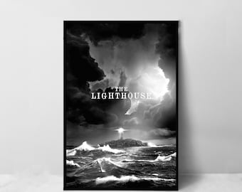 The Lighthouse Movie Poster - High Quality Canvas Art Print - Room Decoration - Art Poster For Gift