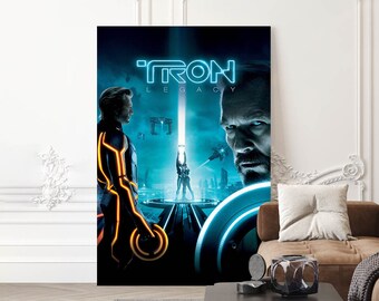 Poster Sur Toile Tron Legacy - Décoration Murale Moderne 50x75 Cm (style Sans Cadre) - 5